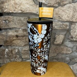 NWT Starbucks Shade Akanbi Batik Beads 24oz 720ML Stainless Steel Cold Cup